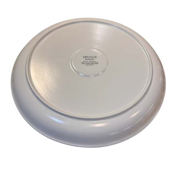 Vintage MIKASA Intaglio“Arabella” CHIP AND DIP BOWL 4 7/8in AND PLATTER 14.5in - Picture 4 of 11